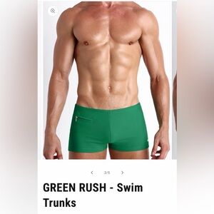 NWT | Bang Miami | Green Rush Swim Trunk